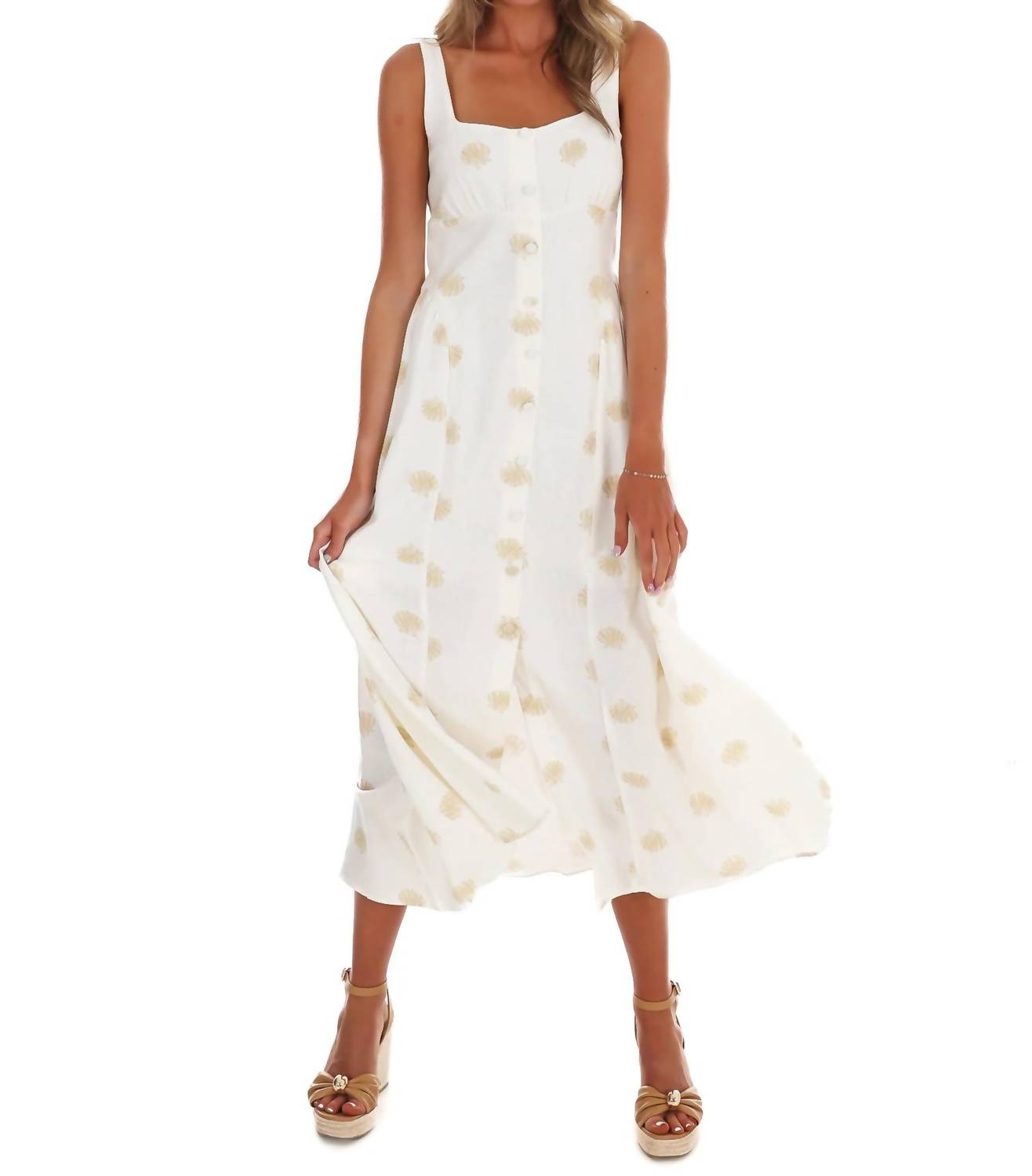 Blu Pepper - Women's Coastal Keepsake Midi Dress
