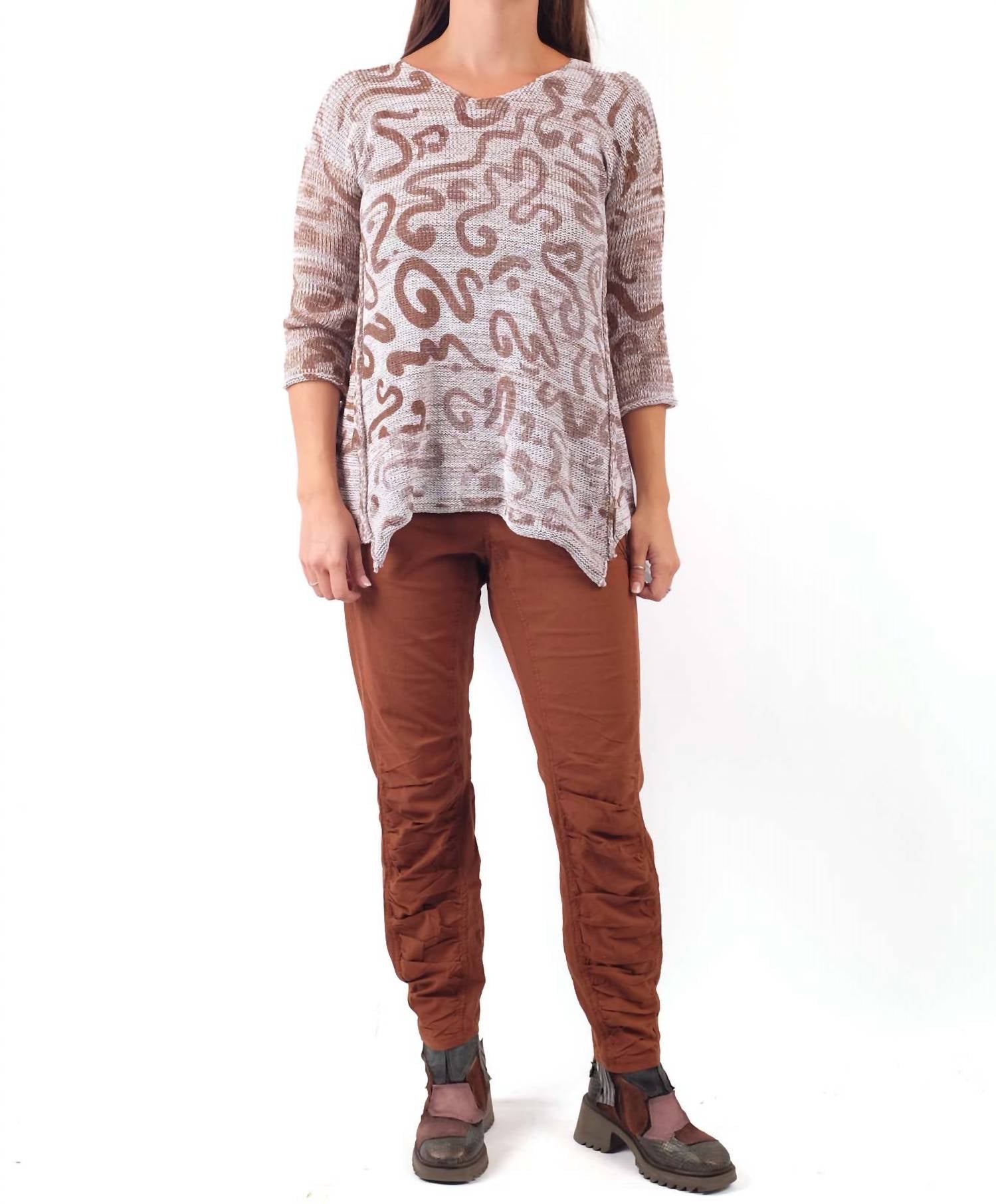 Paper Temples - Valerie Three Quarter Sleeve Sweatshirt
