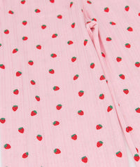 flowers by zoe Girl's Strawberry Pointelle Lounge Pant in pink - item - view 6