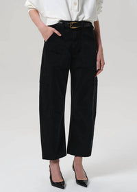 Citizens of Humanity Marcelle Cargo Corduroy Pants in charcoal 1 - women's pants