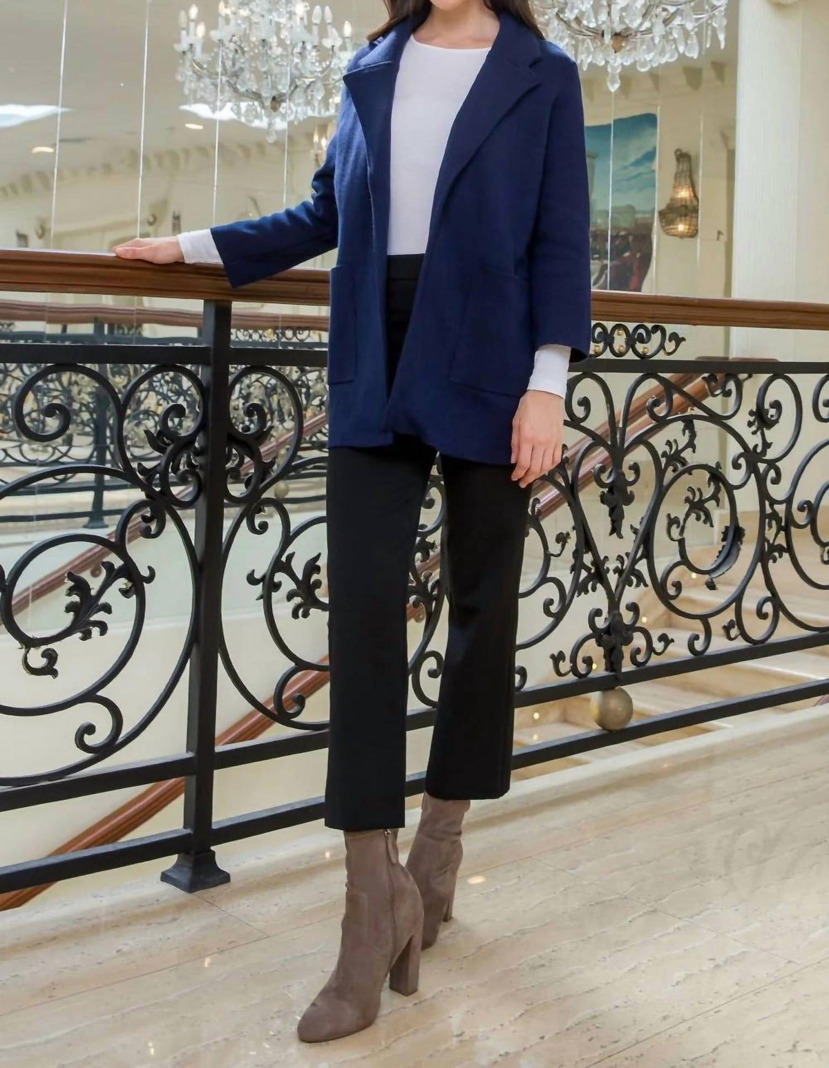 Thml - 3/4 Sleeve Sweater Blazer