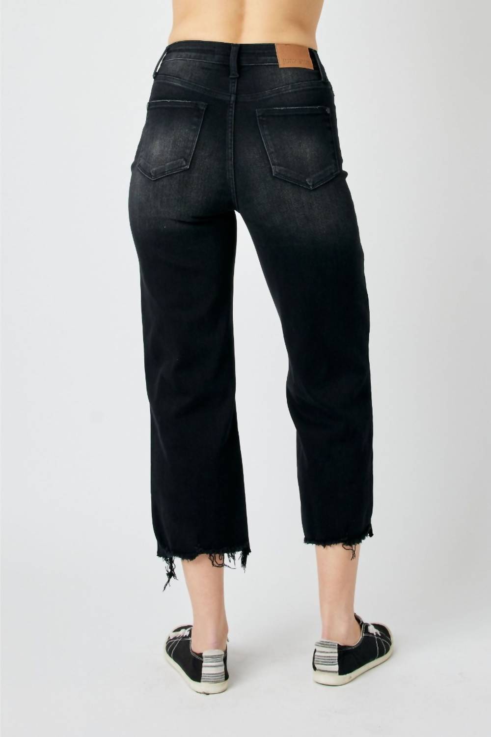 Judy Blue - High Waist Crop Wide Leg Jeans
