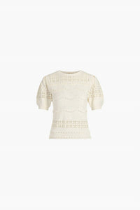 Ulla Johnson - Marcelena Eyelet Knit Top