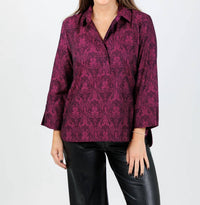 Hinson Wu - Aileen 3/4 Sleeve Blouse