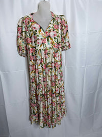 Umgee - Women's Printed Sweetheart Dress