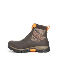 MUCK Men's Apex Mid Zip Boot in brown mossy oak - men's boots