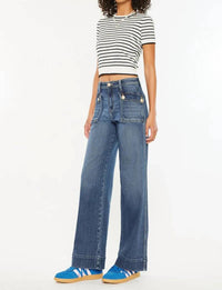 Kancan - Luka High Rise Wide Leg Jean