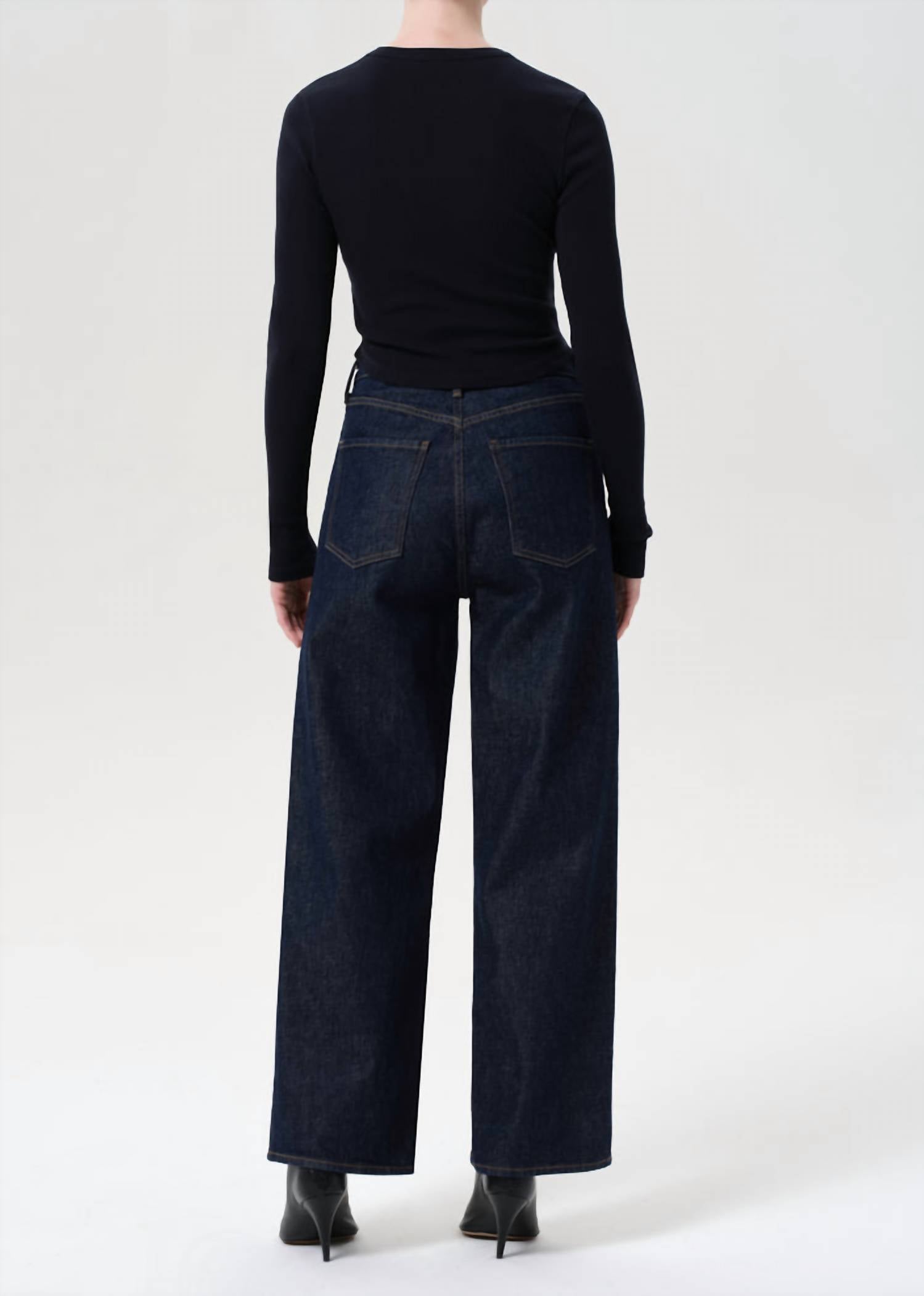 Agolde - Ren High Rise Wide Leg Jeans