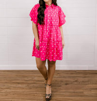 Layerz Clothing Stella Dress in pink - women's dress