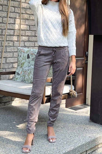 Raffaello Rossi - Candice Faux Suede Jogger