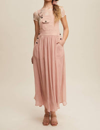 Listicle - Cotton Maxi Overall Dress