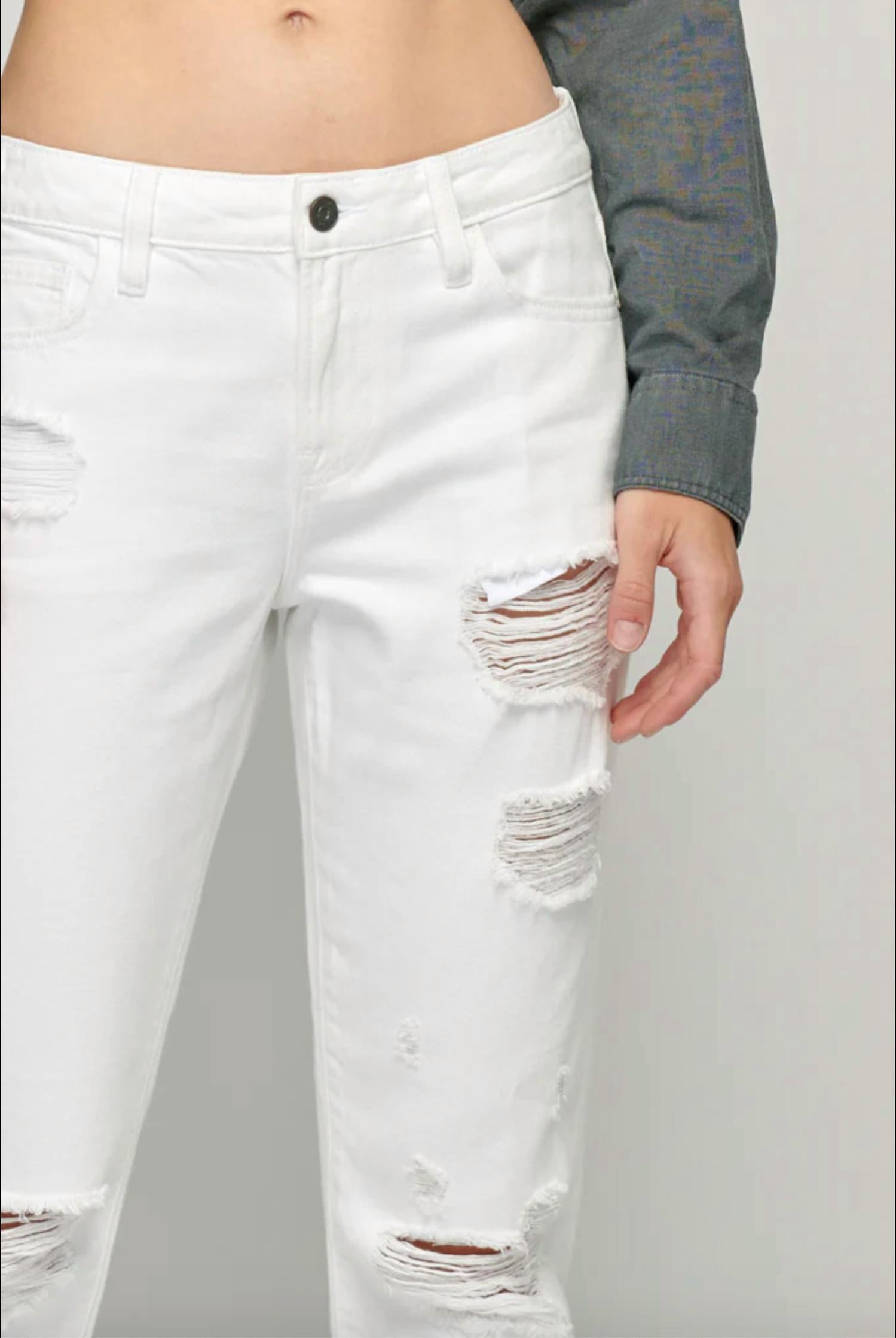 Hidden - Bailey Slim Distressed Jeans