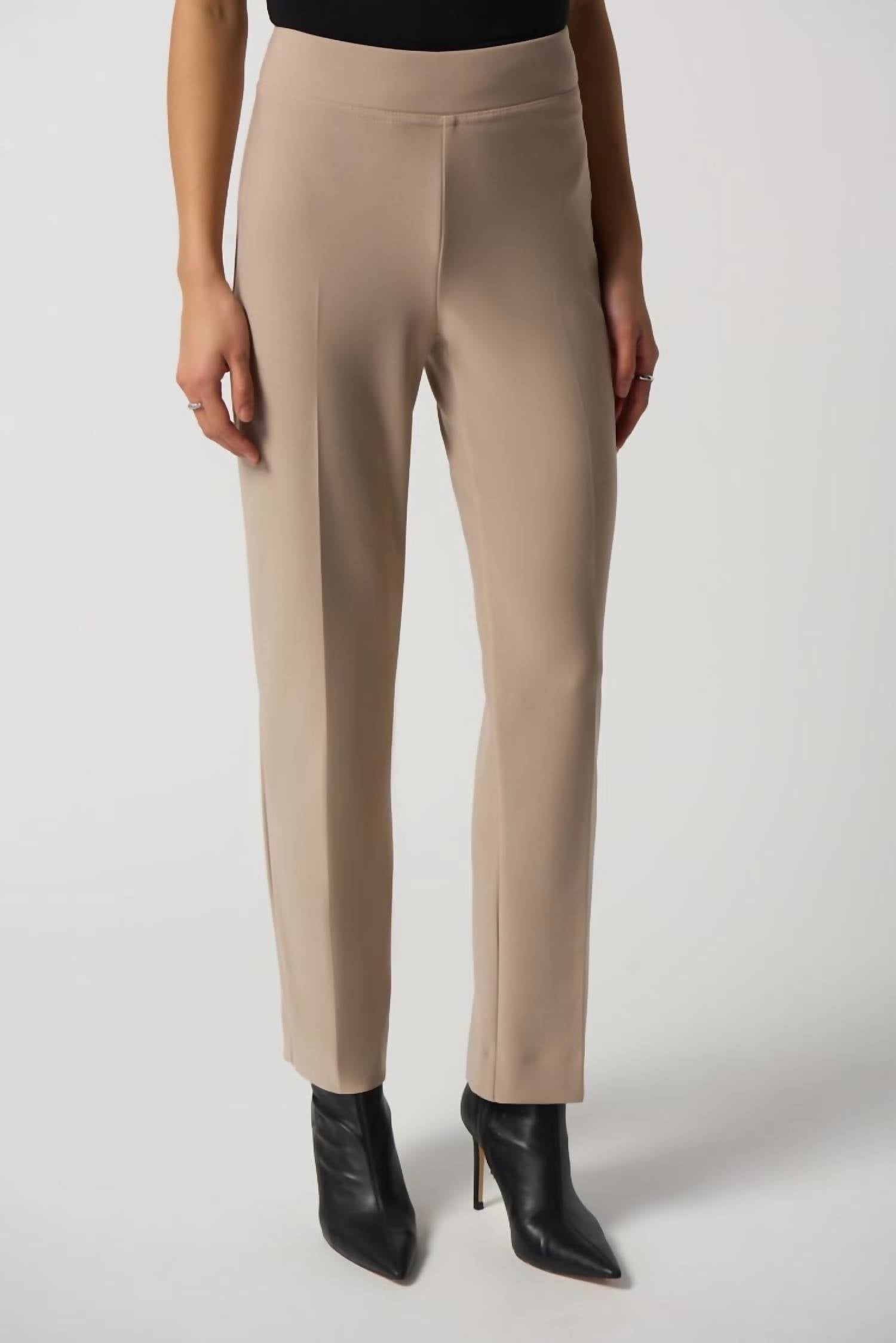 Joseph Ribkoff Classic Straight Pant in latte - women's pants