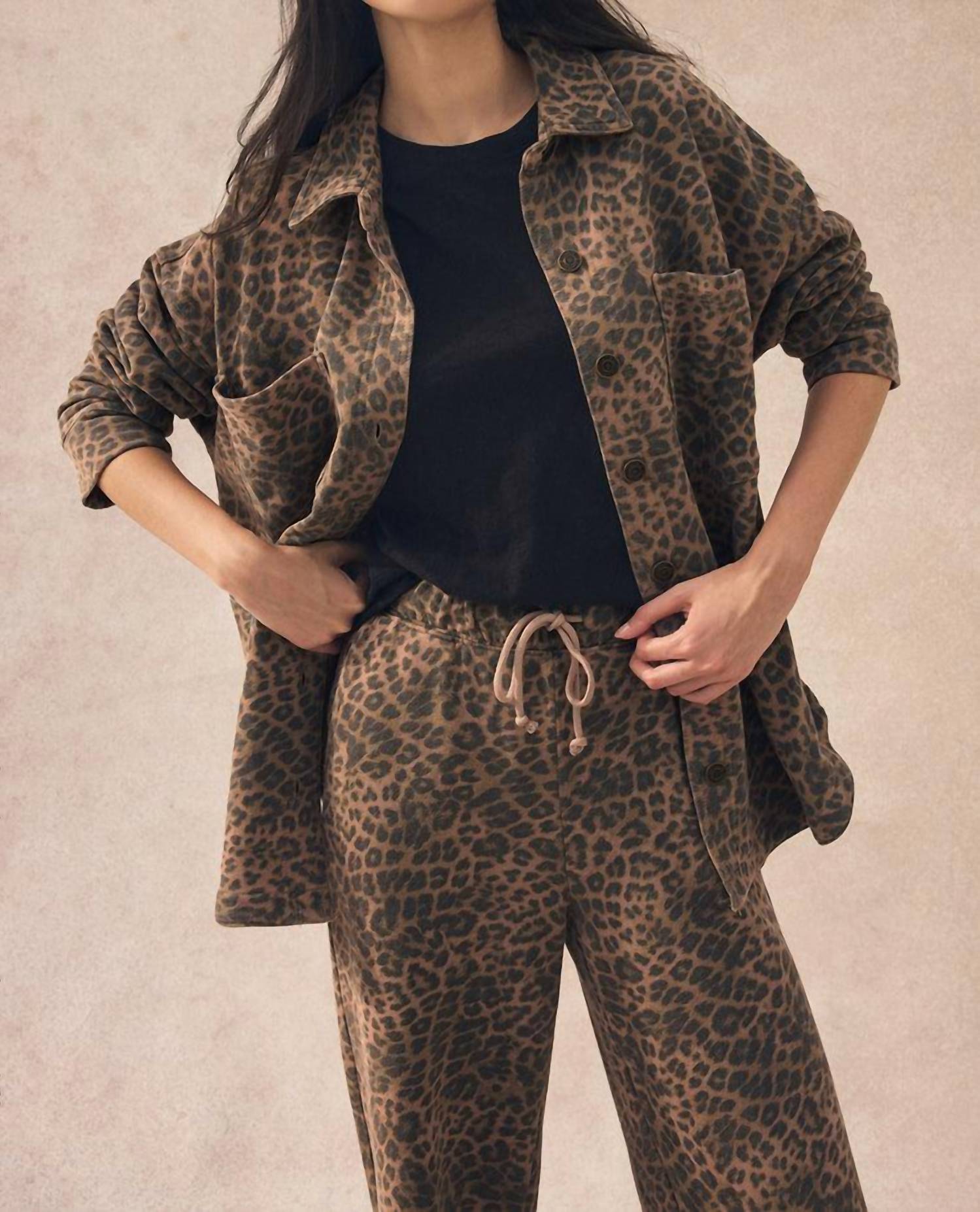 Z Supply - All Day Knit Leopard Jacket
