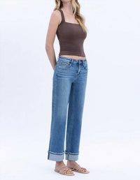 Lovervet - Delicate Gleam Wide Leg Jean