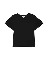 Nation Ltd - Camille Ruffle Sleeve Top