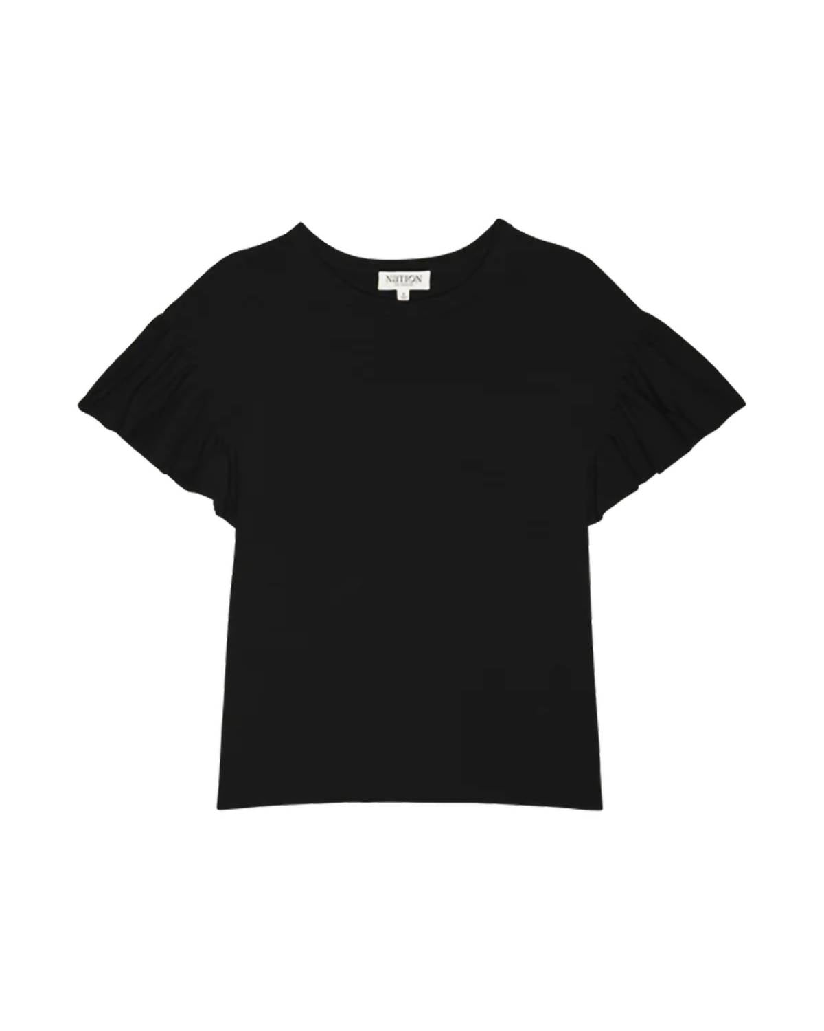 Nation Ltd - Camille Ruffle Sleeve Top