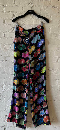Libertine - Women's Punk Rock Flowers Wide Leg Pant