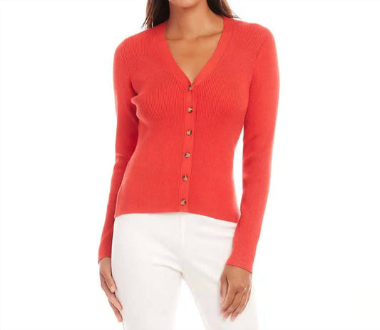 Karen Kane - Ribbed Cardigan Sweater