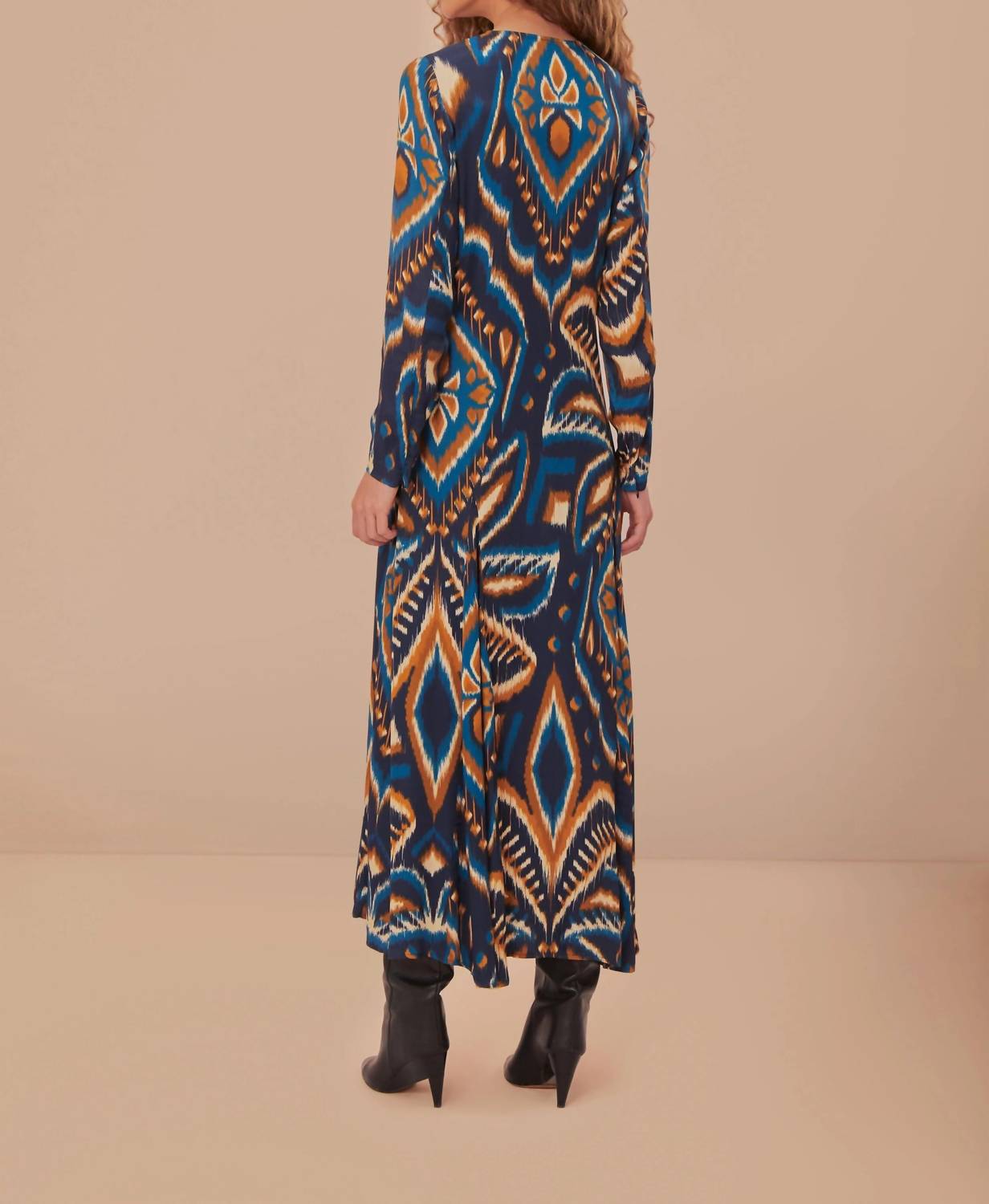 Farm Rio - Pineapple Ikat Midi Dress