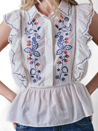 Cape Cove - Wild Strawberry Silk Blend Blouse