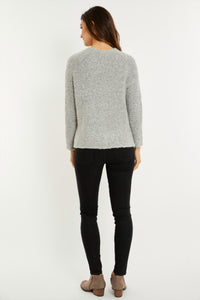 Mododoc - Open Crew Boucle Sweater