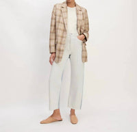Everlane - Two Tone High Rise Straight Jean