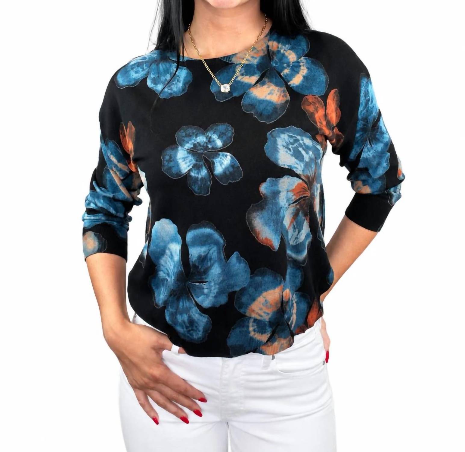 Mb By Tribal - Soft Yarn Crewneck Sweater