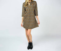 Ivy Jane - Flower Blocks Mini Dress