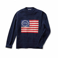 Alashan Cashmere - Women's 1776 Flag Intarsia Crew Sweater