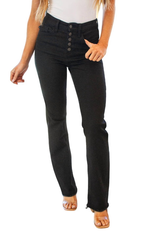 Judy Blue - High Rise Button Fly Bootcut Jeans