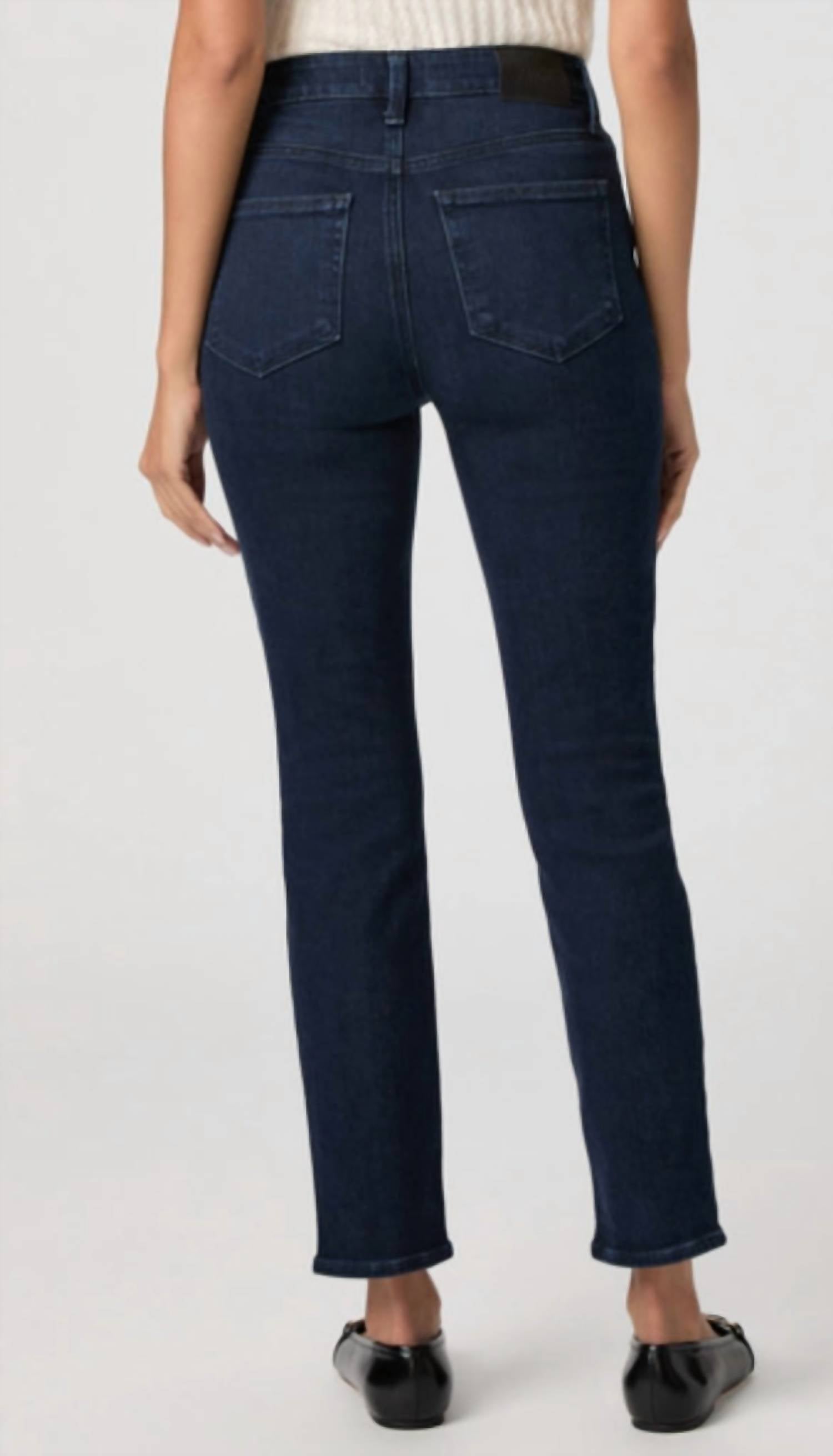 Paige - Gemma Reversed Seamed Beltloops Jeans