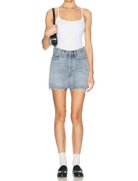 Agolde - V-waist Mini Skirt
