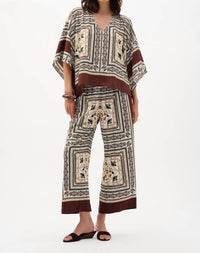 Joseph Ribkoff - Bohemian Floral Pullover Top