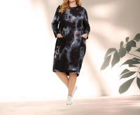 Japparel - Alice Tie Dye Dress - Plus