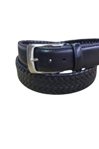 Danbury Accessories - Men's Leather Braided Dress Belt