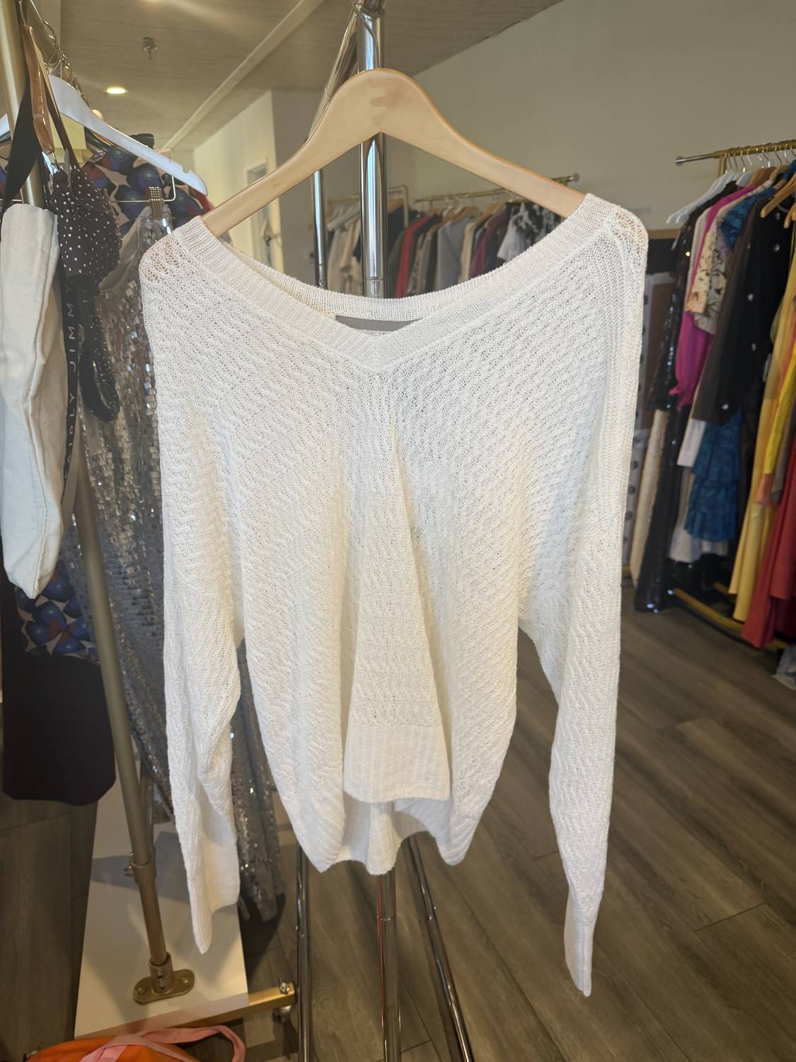 Brochu Walker - Women's Leia Open Stitch Vee Sweater