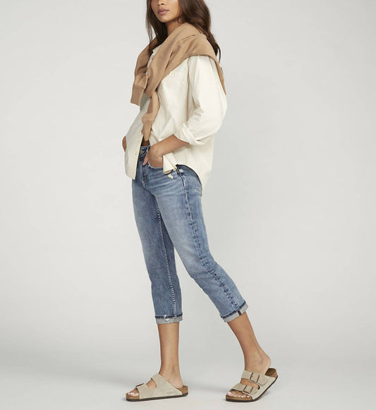 Silver Jeans Co - Elyse Comfort Fit Mid Rise Jean