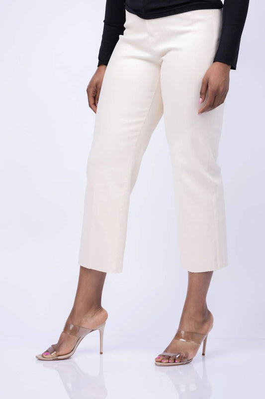 L'Agence - Wanda Coated Wide Leg Jeans