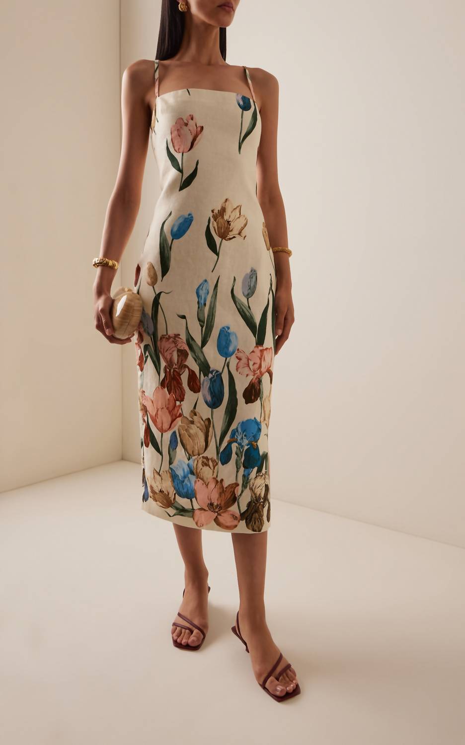 Cara Cara Dria Dress in dutch floral blush - women's dress