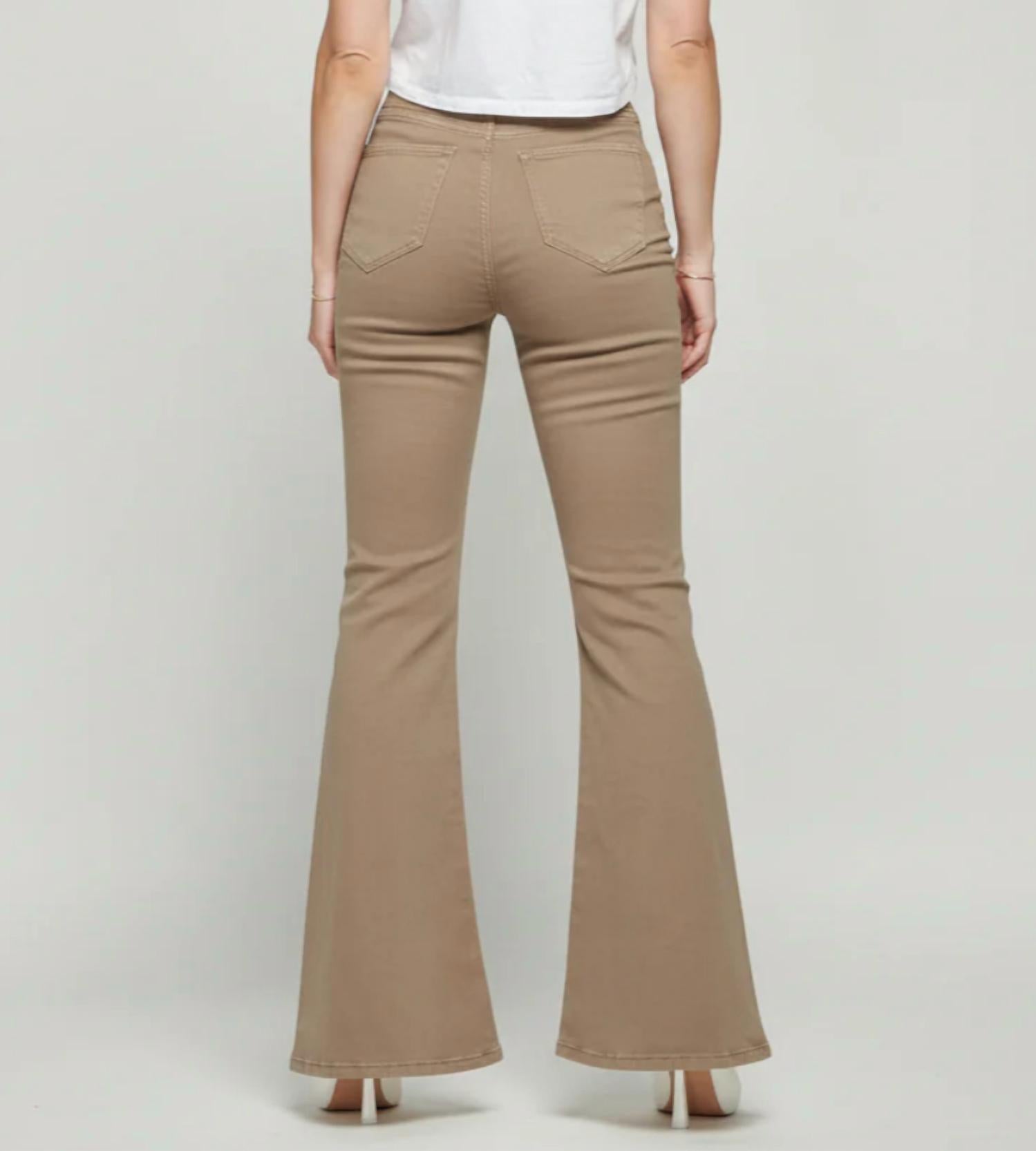 Cello - Unbleached High Rise Super Flare Jean