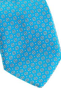 Pacific Silk - Satin Mini Floral Print Tie