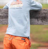 Prodoh - Boy's Long Sleeve Gray Cotton T-shirt