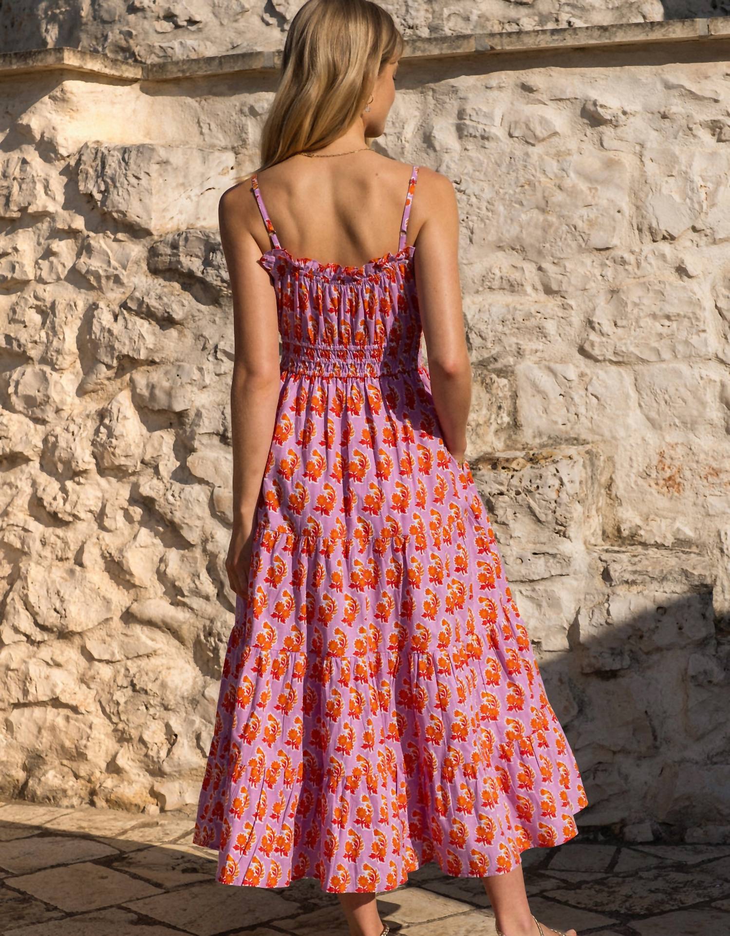 Pink City Prints - Seychelles Midi Dress