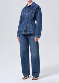 AGOLDE Myra Jean Jacket in volume - women's jacket