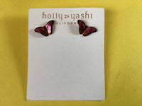 Holly Yashi - Women's Butterfly Post Earrings