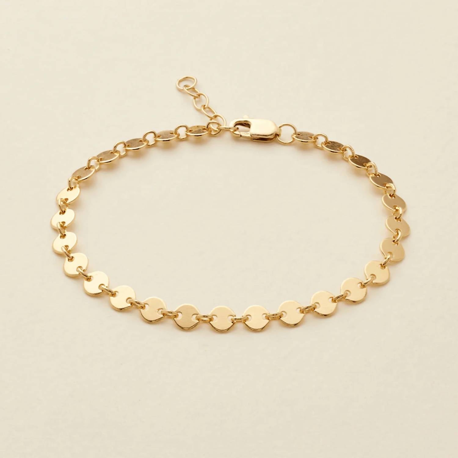 Made By Mary Women's Poppy Bracelet in gold - women's jewelry