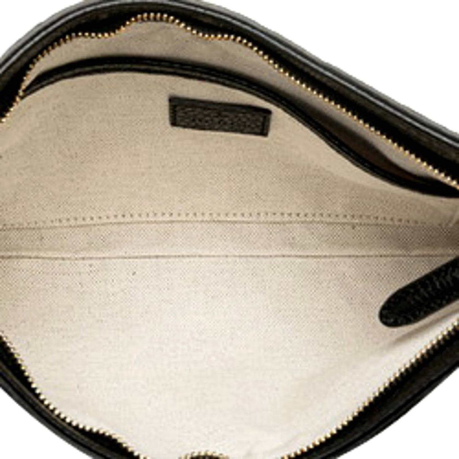 Gucci - Women's Gg Emblem Leather Shoulder Bag