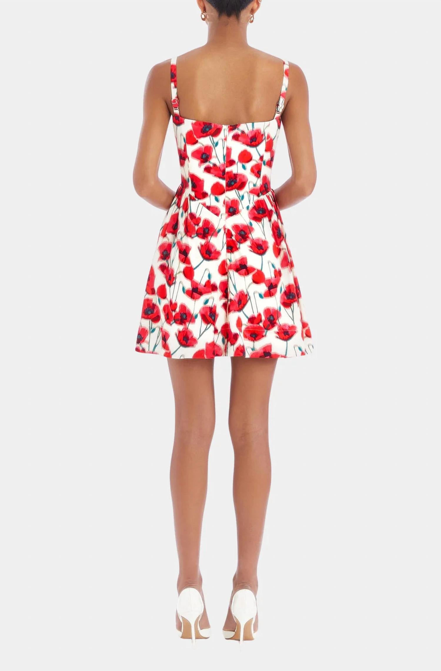 Amanda Uprichard - Sarabeth Dress Poppy Field