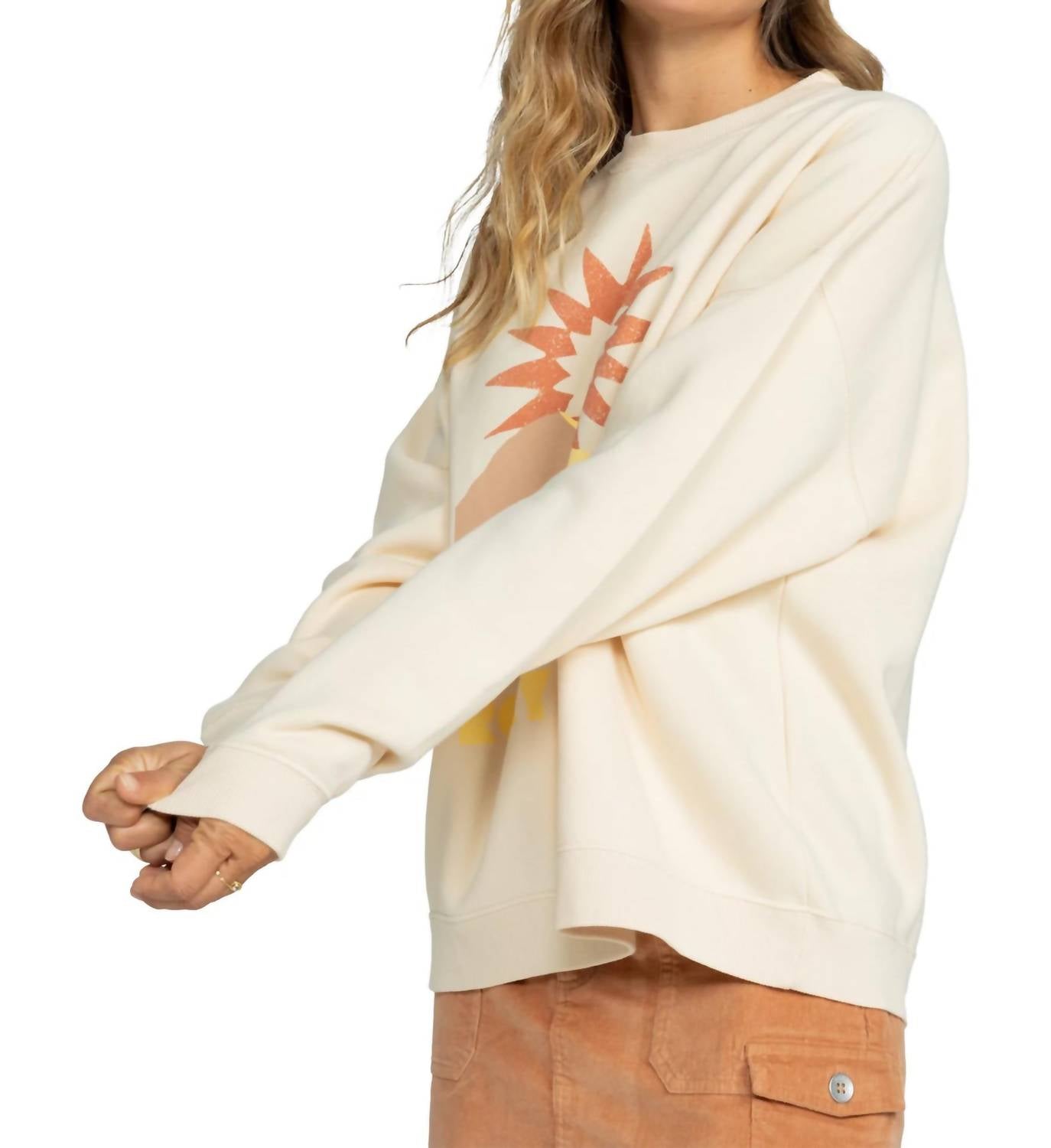 Roxy - Lineup Oversized Crew Sweatshirt
